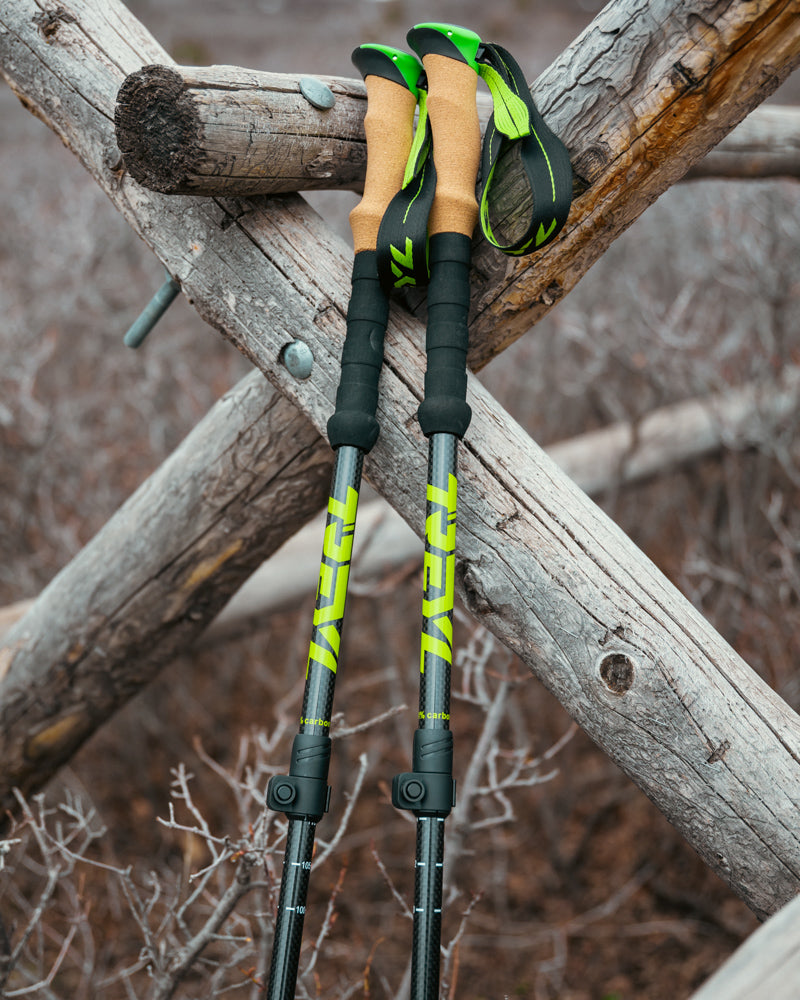TREYL DuraLight Pro carbon fiber trekking poles for hunting