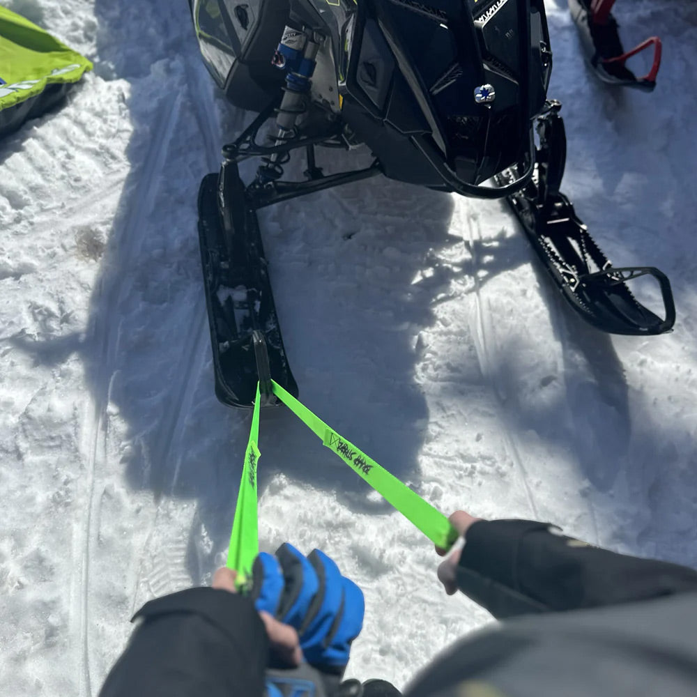 Heavy-Duty Snowmobile Ski Pull Strap