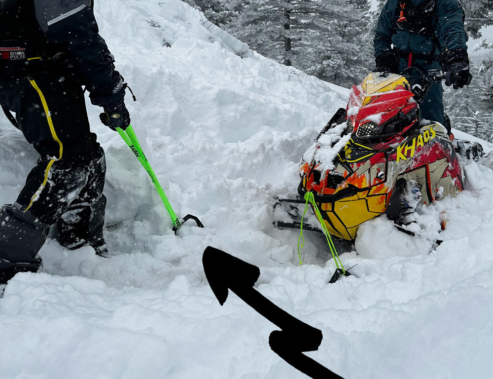 Heavy-Duty Snowmobile Ski Pull Strap