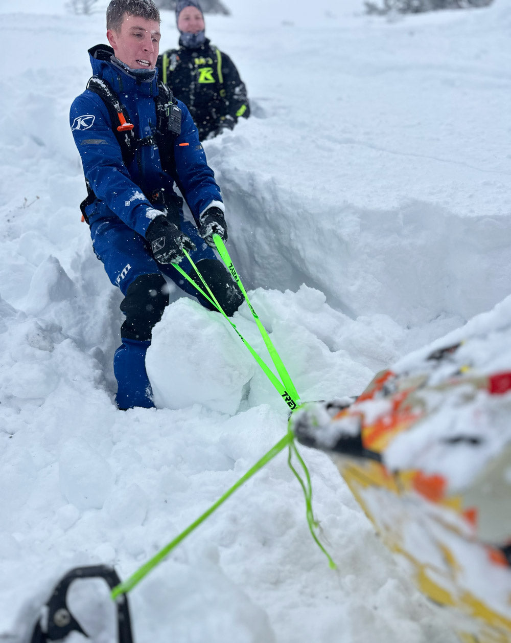 Heavy-Duty Snowmobile Ski Pull Strap